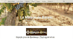Desktop Screenshot of maisondebarsac.fr